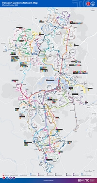 carte Canberra transport