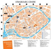 carte centre de Strasbourg