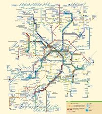 Carte de Strasbourg avec les transports en commun