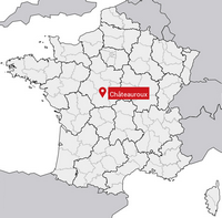 Carte localisation Chateauroux