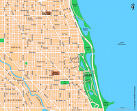 carte Chicago nord