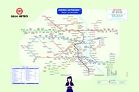 carte Delhi métro