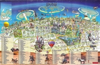 carte Dubai information touristique hotel hopitaux