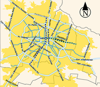 Carte rues Guadalajara