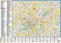 carte Athènes liste détaillées des attractions touristiques