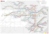 carte Berlin métro et le tram
