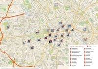 carte Berlin touristique attractions touristes