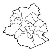 carte Bruxelles vierge blanche