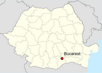 Carte Bucarest localisation