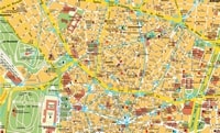 carte Madrid centre nord capitale Espagne