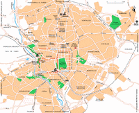 carte Madrid alentours gares rues