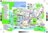 carte Madrid lignes de bus touristiques