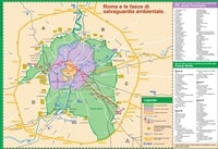 carte Rome circulation centre historique axes routiers parkings