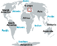 Carte de Sotchi avec la localisation dans le monde