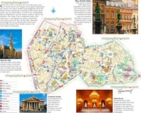 Carte touristique Bruxelles attractions touristes