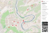 carte ville de Luxembourg attractions touristiques