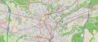 carte ville Luxembourg routes rues stade parcs