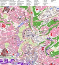 carte ville Luxembourg sites touristiques