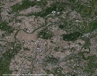 Grande photo satellite de Rome