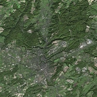 photo satellite ville Luxembourg