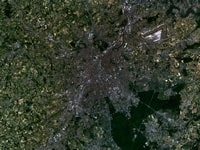 Photo satellite Bruxelles