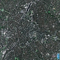 Photo satellite centre Bruxelles haute définition