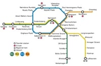Plan métro Copenhague anglais