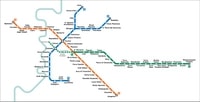 Plan métro Rome