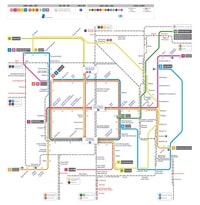 Plan métro trains Bruxelles