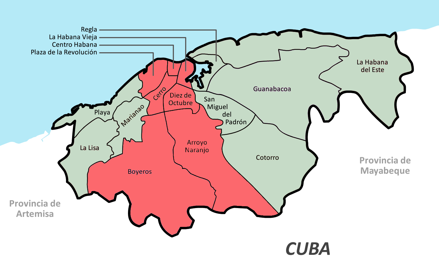 Cartograffr Cuba La Havane