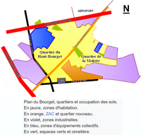 Carte quartier le Bourget