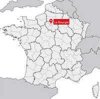 Carte localisation le Bourget