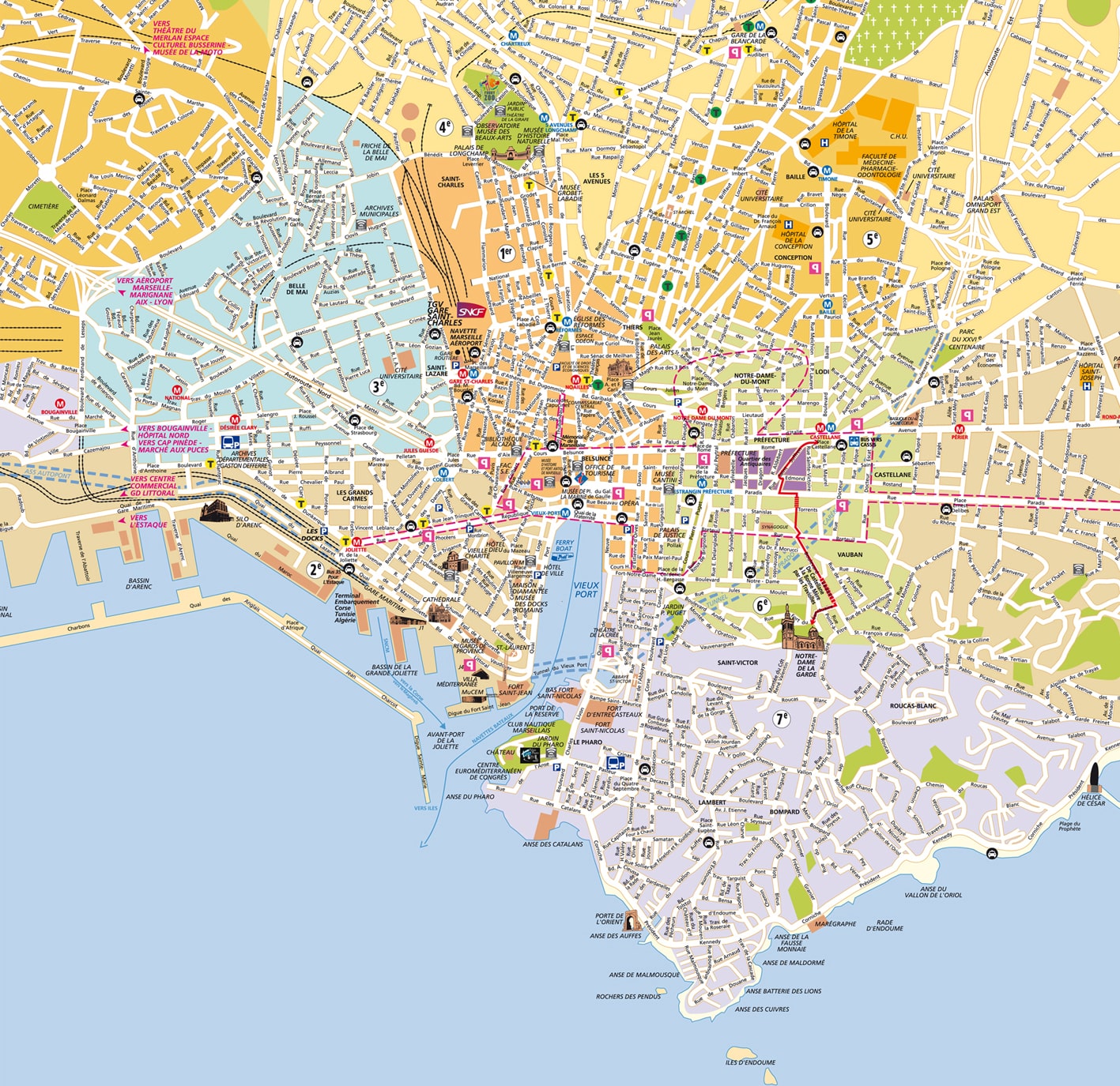 marseille tourisme plan