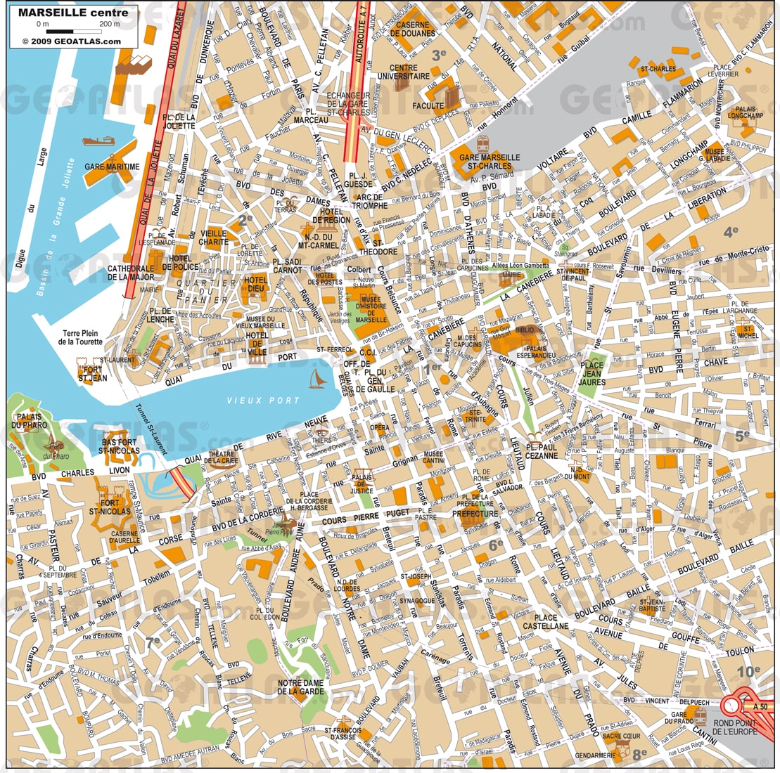 plan de marseille