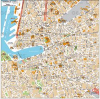 Carte de Marseille avec les rues