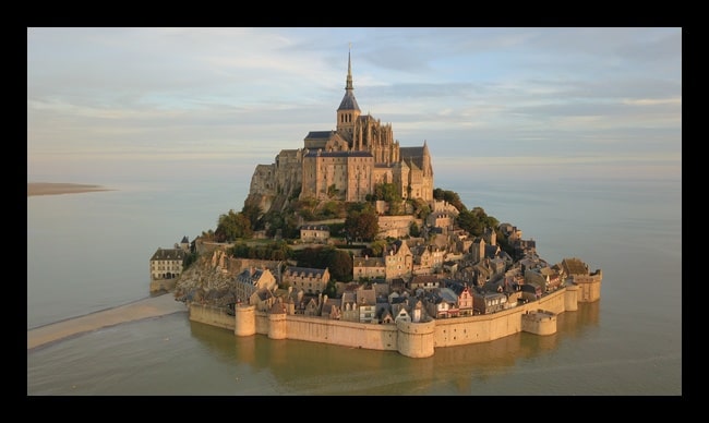 Photo Mont-Saint-Michel vu du ciel