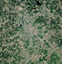 Image photo satellite Moscou