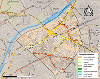 Carte occupation sol Nanterre