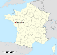 Carte Nantes localisation