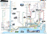 Carte de Nice avec les transports en commun, bus et tramway