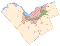 carte Ottawa ceinture verte zone urbaine