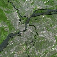 Image photo satellite Ottawa