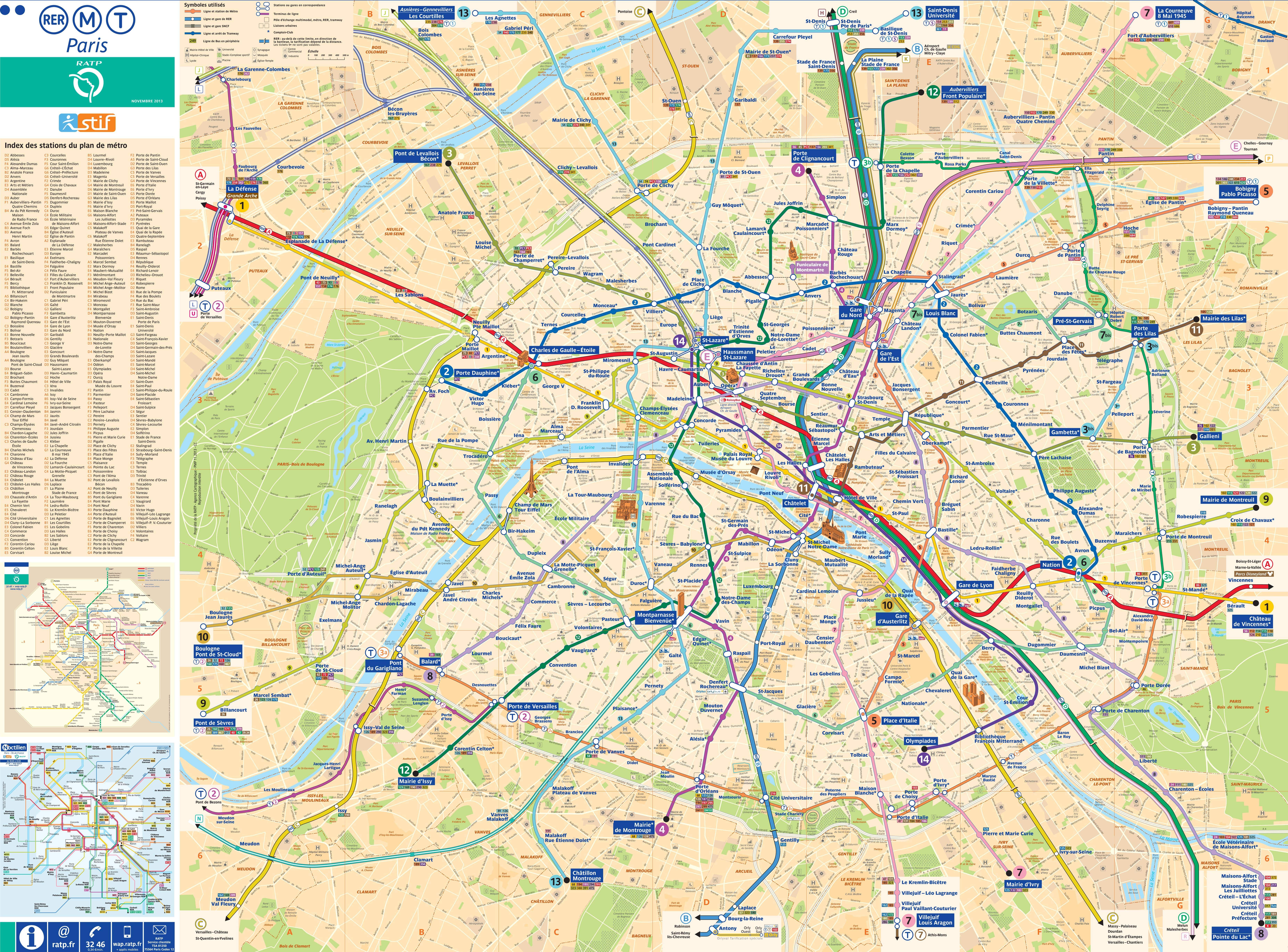 carte paris avec arrondissements