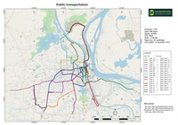 carte Phnom Penh réseau transport public bus