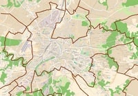 Grande carte de Poitiers avec les différents quartiers