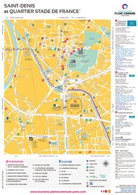Carte touristique Saint Denis hôtel