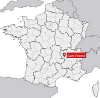 Carte localisation Saint-Etienne