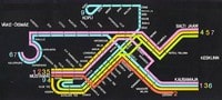 Plan du trolleybus de Tallinn