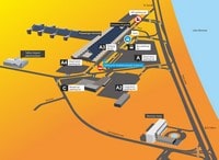 Plan de l'aéroport Lennart Meri de Tallinn