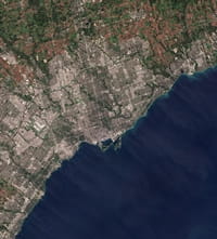 Photo satellite Toronto